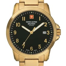 Swiss Alpine Military Herren Armbanduhr 40 mm Armband Edelstahl 7011.1117 Swiss Alpine Military Herren Armbanduhr 40 mm Armband Edelstahl 7011.1117