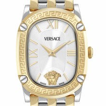 Versace Damenuhr Greca Couture Silber/Gold VE1B01325 Versace Damenuhr Greca Couture Silber/Gold VE1B01325