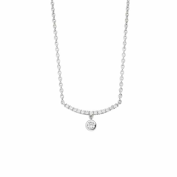 Viventy Damen Zirkonia Collier Silber 784778 – Bild 2