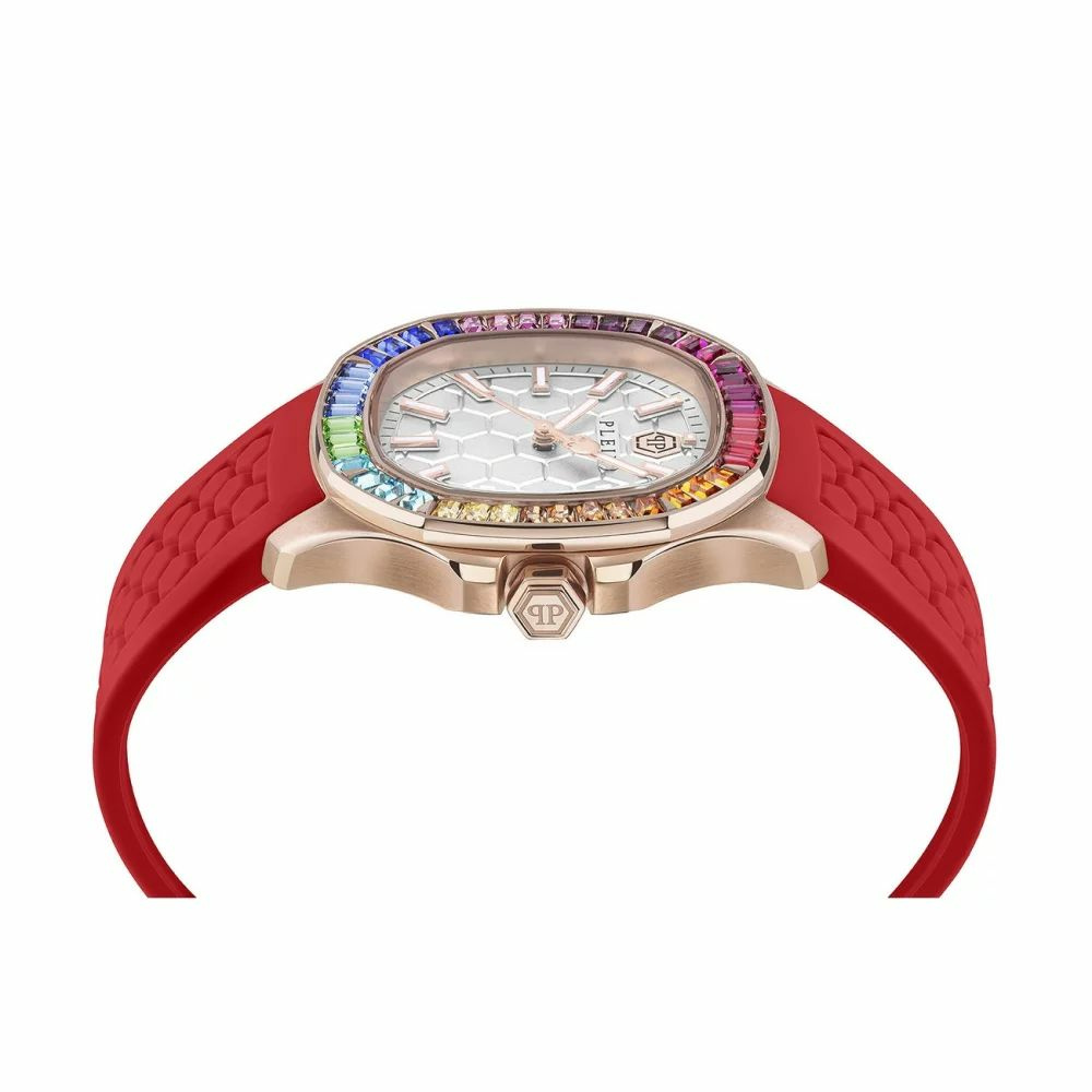 Philipp Plein Damen Armbanduhr Spectre Lady Weiß Gold PWTAA1024 – Bild 3