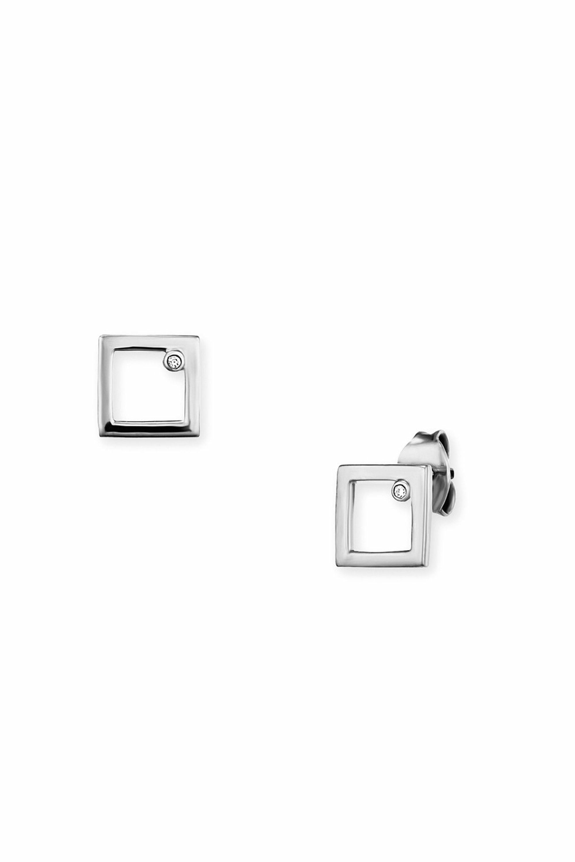 Ohrstecker 925 Sterling Silber rhodiniert Zirkonia 41184563560542 – Bild 2