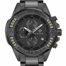 Philipp Plein Herren Chronograph The $kull PWWFA0725 IP Black Edelstahl 44 mm Philipp Plein Herren Chronograph The $kull PWWFA0725 IP Black Edelstahl 44 mm