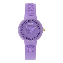 Versace Damen Armbanduhr Medusa Pop Lila Zifferblatt und Silikonarmband VE8J0022... Versace Damen Armbanduhr Medusa Pop Lila Zifferblatt und Silikonarmband VE8J0022...