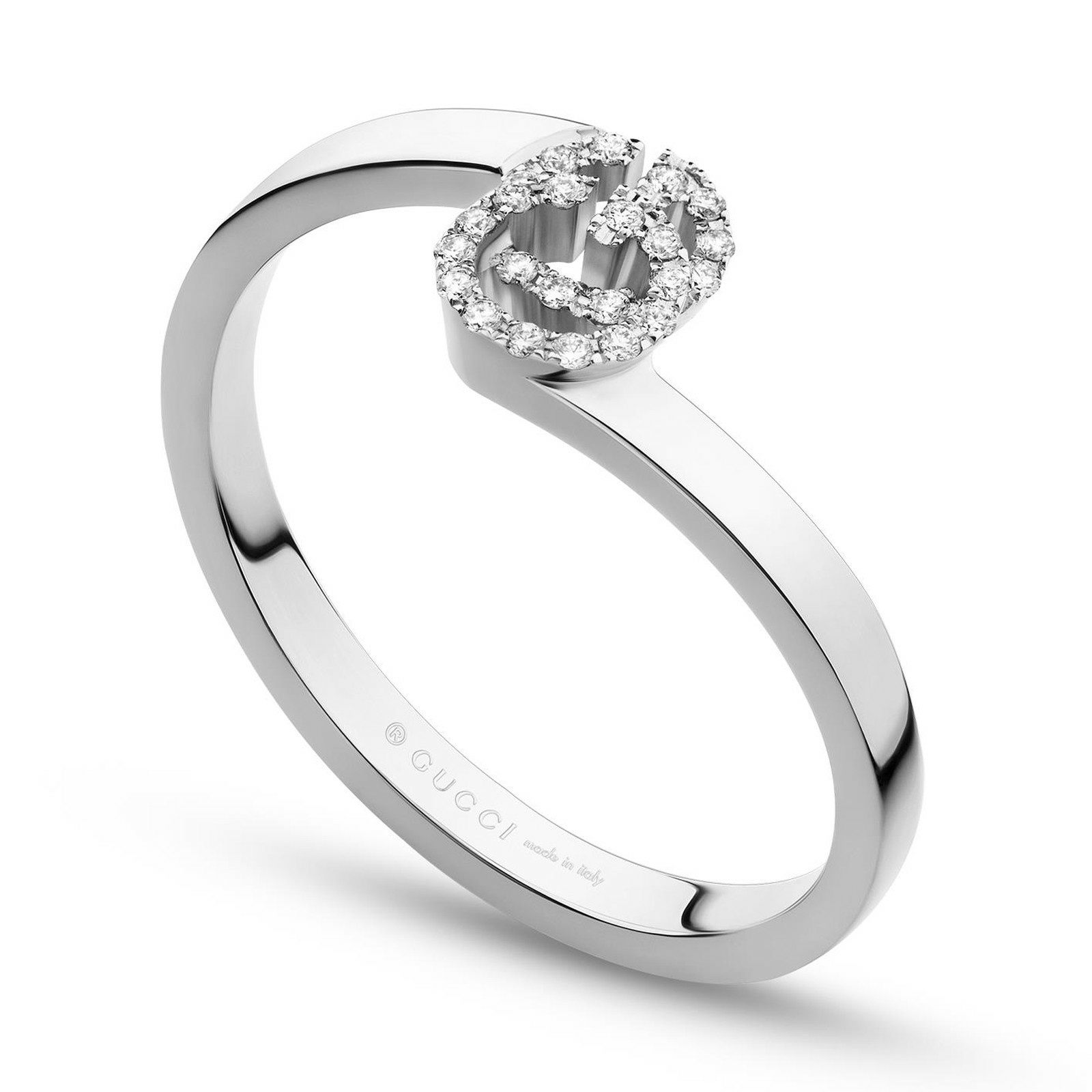 GUCCI Ring GG RUNNING Damen Weißgold YBC457127003 – Bild 3