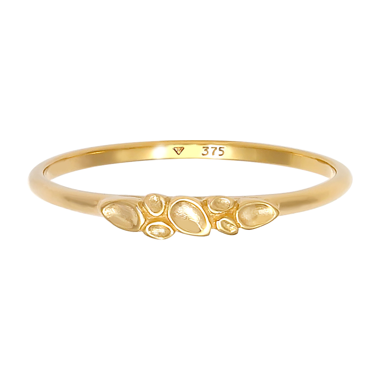 Ring Organic Natural Struktur 375 Gelbgold Ring Organic Natural Struktur 375 Gelbgold
