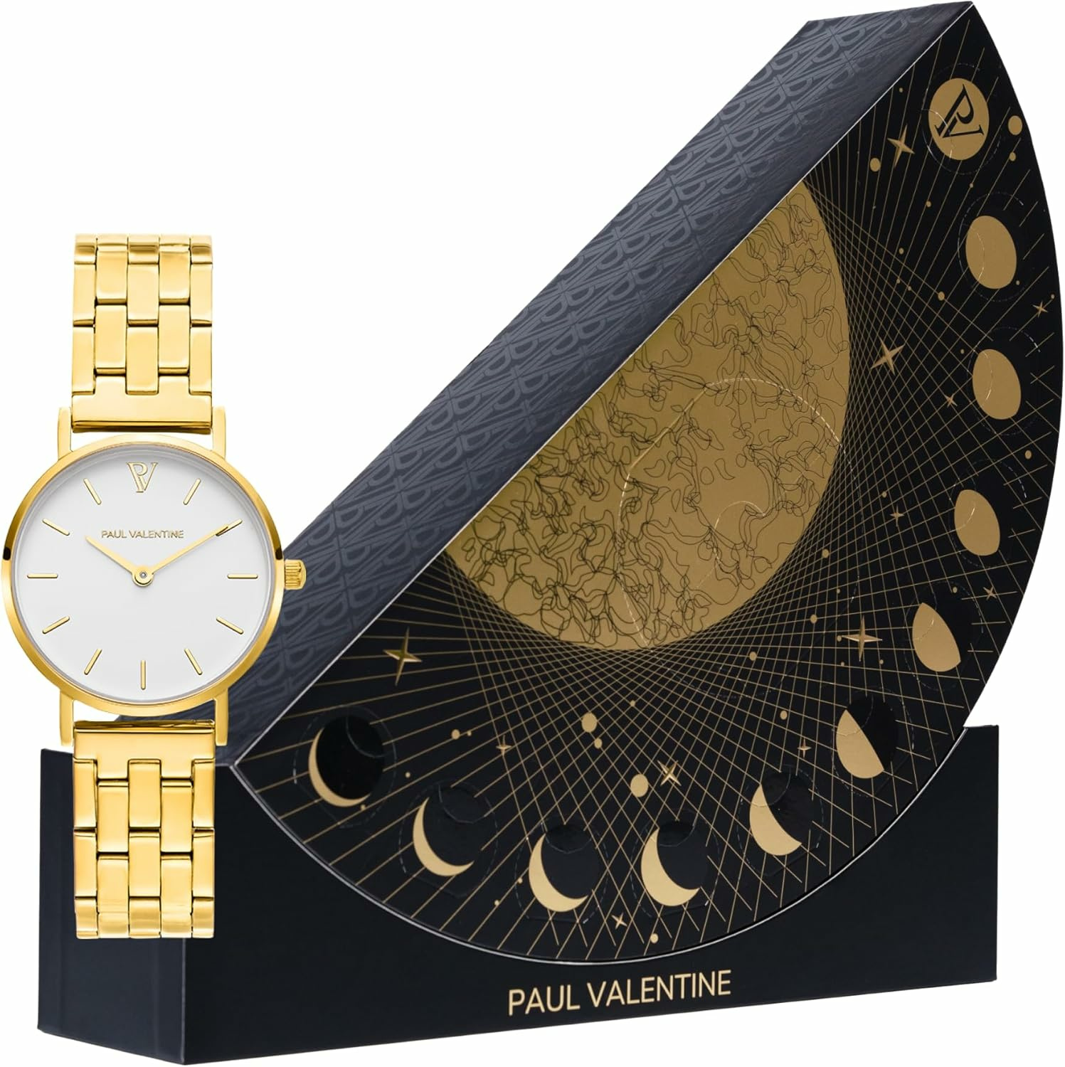 PAUL VALENTINE - Moon Geschenkbox für Frauen mit 11 Überraschungen + Armbanduhr ... PAUL VALENTINE - Moon Geschenkbox für Frauen mit 11 Überraschungen + Armbanduhr ...