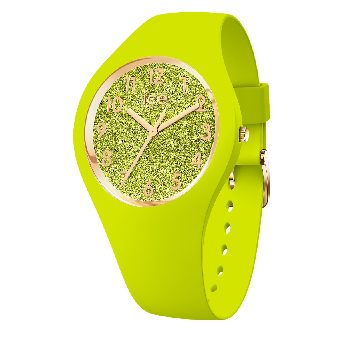 Ice-Watch Armbanduhr ICE glitter - Neon lime - Small - 3H 021225 – Bild 3
