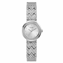 Guess Damen Armbanduhr Treasure Silber Edelstahl Analog GW0476L1 Guess Damen Armbanduhr Treasure Silber Edelstahl Analog GW0476L1