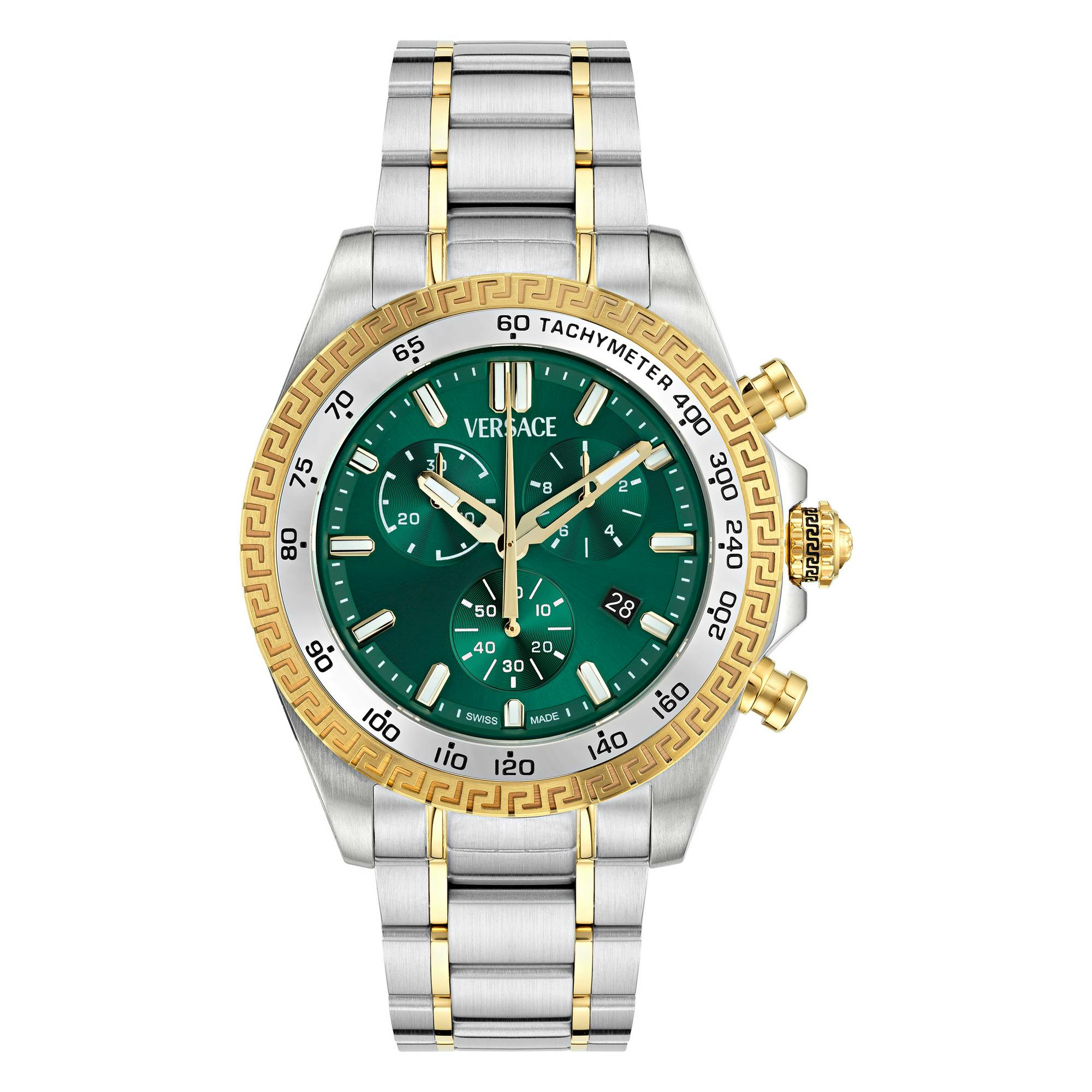 Versace Armbanduhr Herren Chrono X Bicolor Grün VE9K01024 – Bild 2