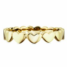 Ring 925/- Sterling Silber vergoldet Herzen 41184116736094 Ring 925/- Sterling Silber vergoldet Herzen 41184116736094