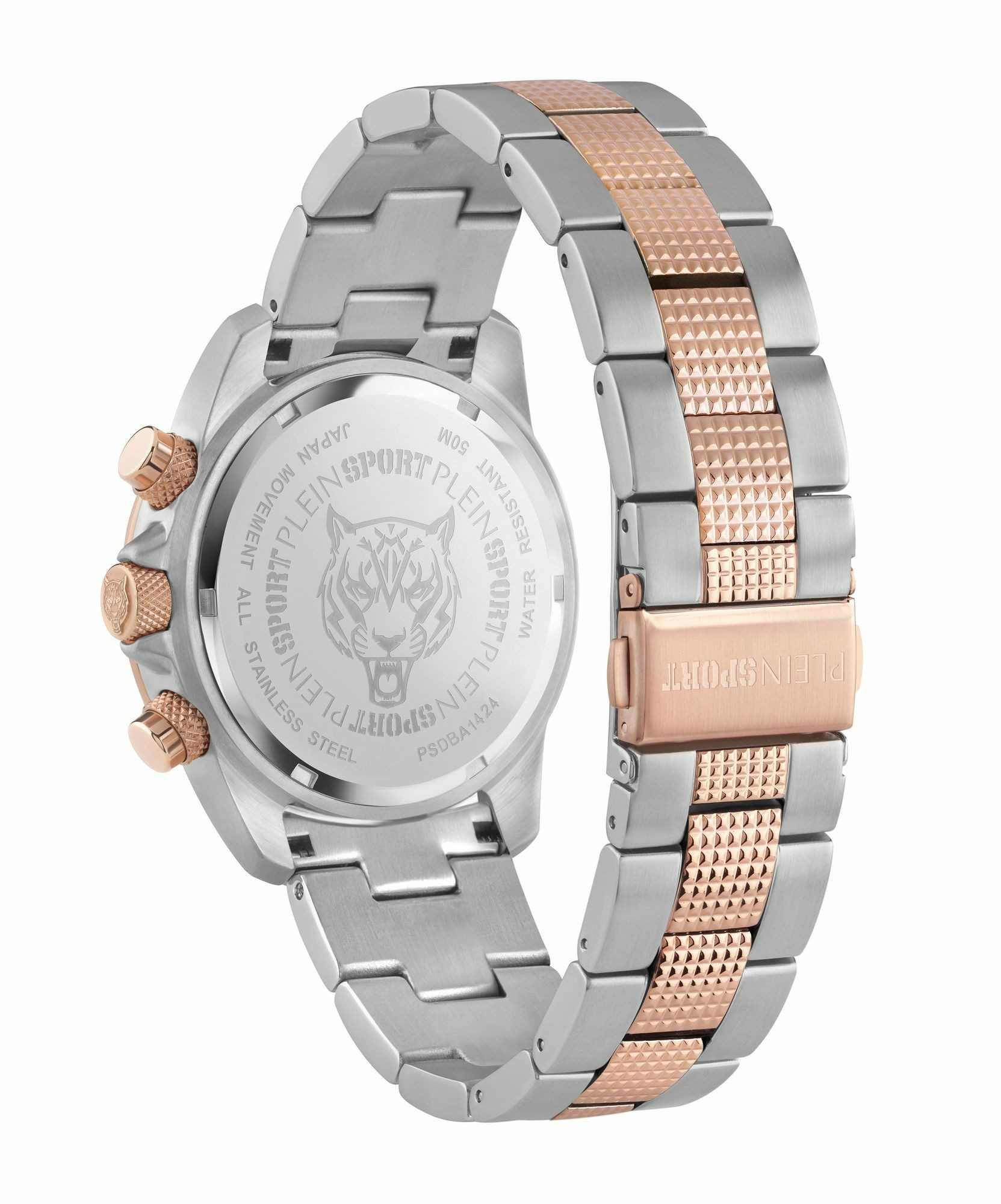 Plein Sport Herren Uhr Hurricane PSDBA1424 Braun Silber Chronograph – Bild 3