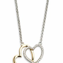 XENOX Damen Herzen Kette Herz Silber XS2776G XENOX Damen Herzen Kette Herz Silber XS2776G