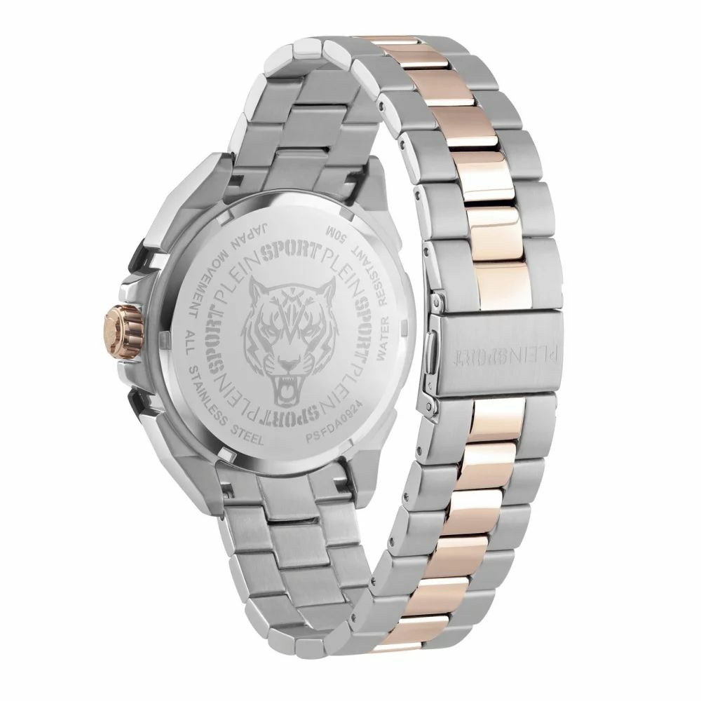 Plein Sport Herren Uhr CITY RUSH PSFDA0924 Silber Edelstahl 45 mm – Bild 2