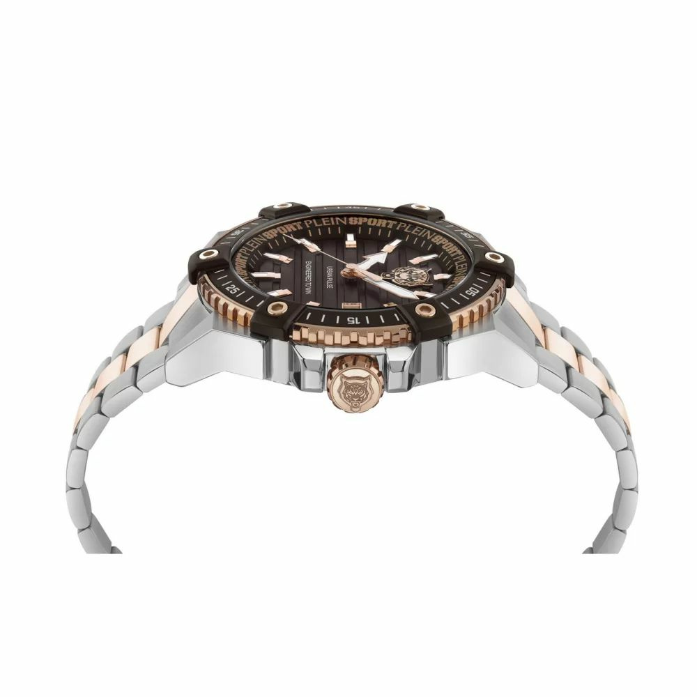 Plein Sport Herren Uhr CITY RUSH PSFDA0924 Silber Edelstahl 45 mm – Bild 2