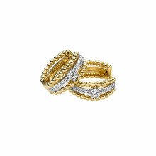 Viventy Damen Zirkonia-Ohrringe Creolen Gelbgold 785094 Viventy Damen Zirkonia-Ohrringe Creolen Gelbgold 785094
