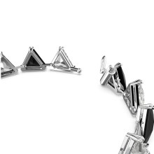 Swarovski Armkette Damen Millenia Schwarz Weiß 5619154 Swarovski Armkette Damen Millenia Schwarz Weiß 5619154