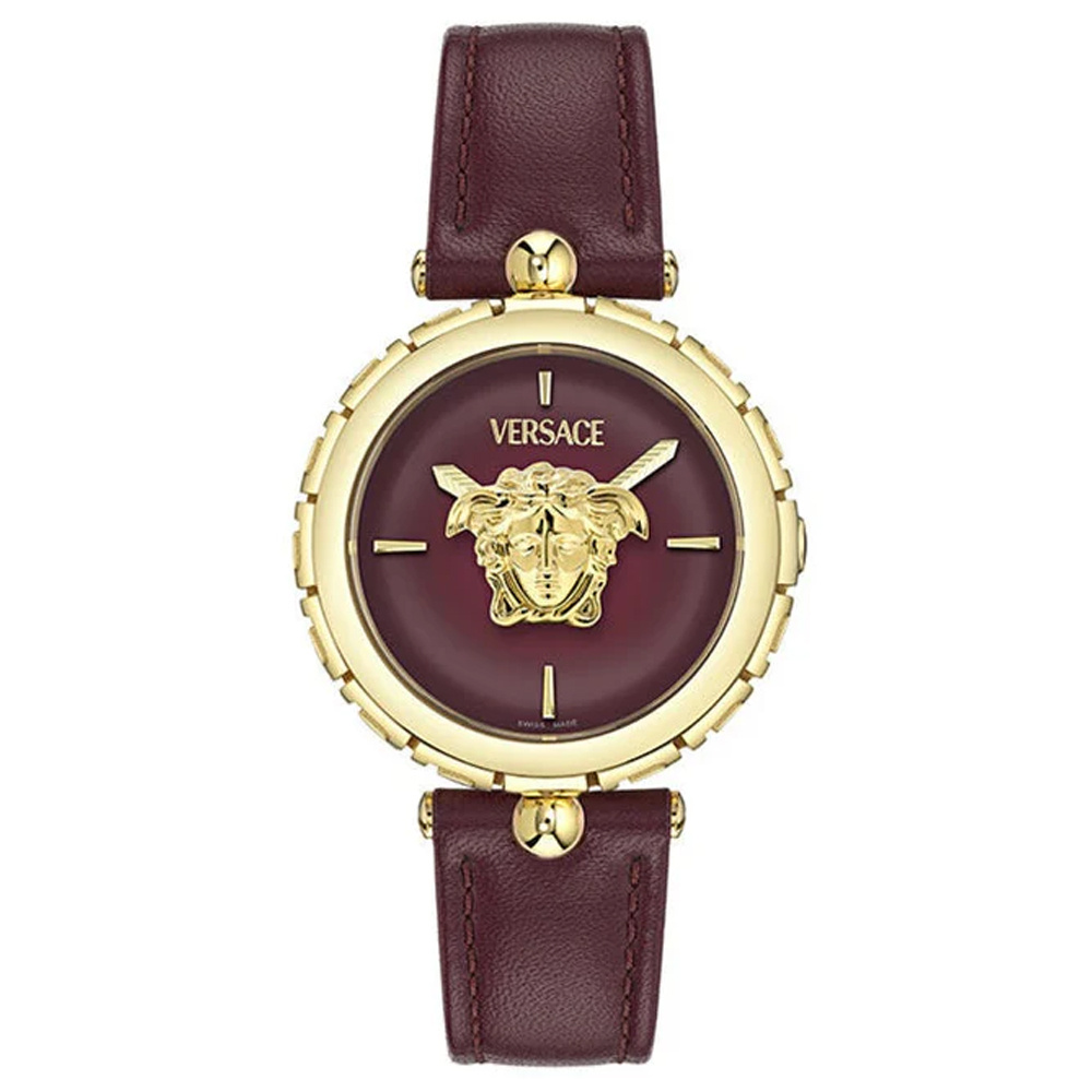 Versace Uhr Damen Medusa Jewel Bordeaux/Gold VE0B00125 – Bild 3