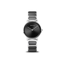 BERING Damen Quarzuhr Ceramic Silver and Black 18531-742 BERING Damen Quarzuhr Ceramic Silver and Black 18531-742