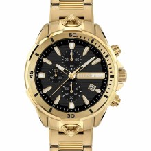 Plein Sport Herren Chronograph IMPACT PSBEA0724 Gold/Schwarz 46 mm Plein Sport Herren Chronograph IMPACT PSBEA0724 Gold/Schwarz 46 mm