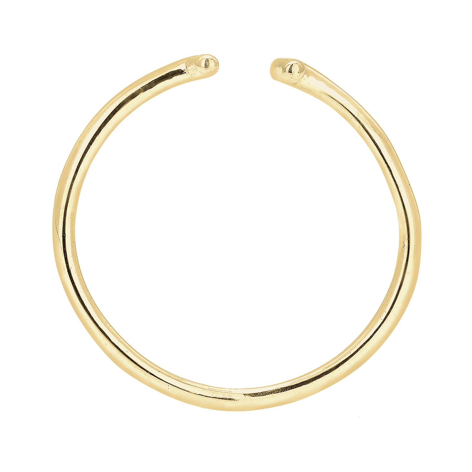 Ring Geo Trend Look Statement Offen 375 Gelbgold – Bild 3