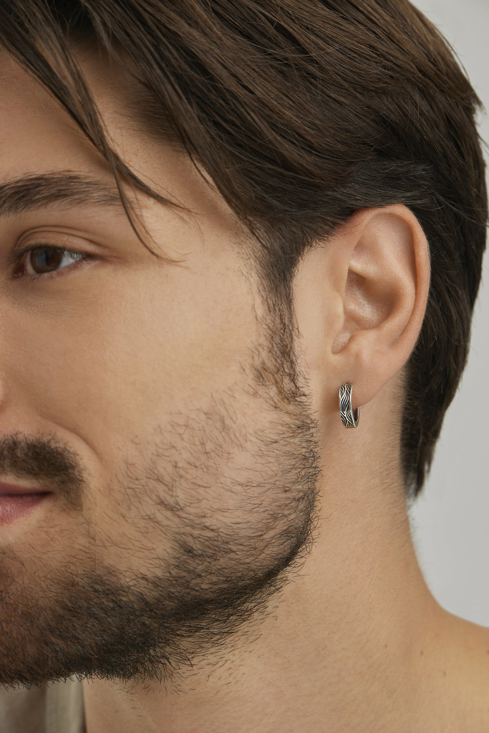 Single-Ohrring 925 Sterling Silber rhodiniert Wellen 41184111689822 Single-Ohrring 925 Sterling Silber rhodiniert Wellen 41184111689822