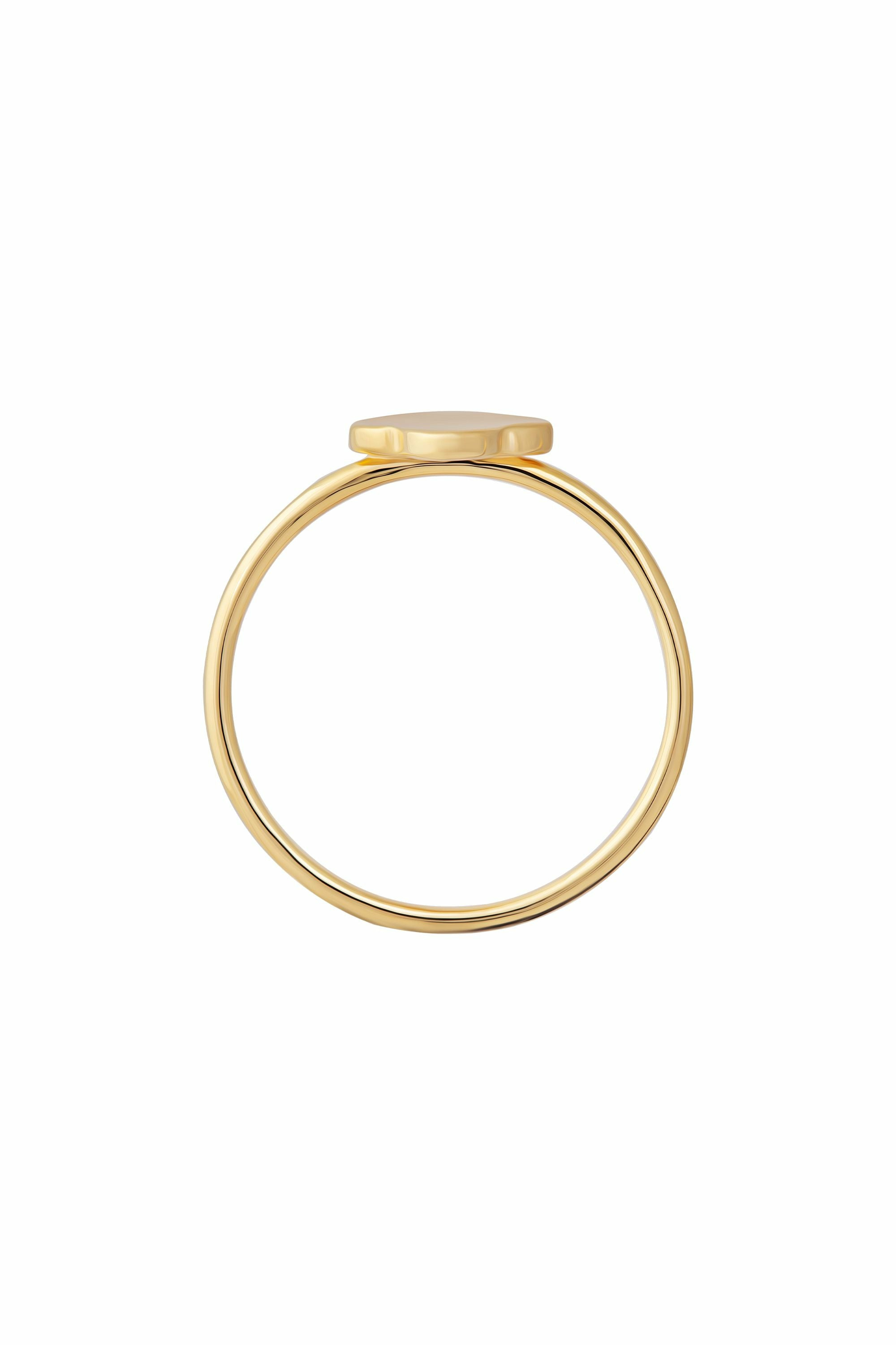 Ring 925 Sterling Silber gelb vergoldet Clover Kleeblatt 41185029292126 – Bild 3