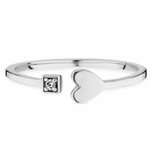 Ring 925/- Sterling Silber rhodiniert Zirkonia Herz 41184479150174 Ring 925/- Sterling Silber rhodiniert Zirkonia Herz 41184479150174