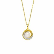 Viventy Damenkette mit Perlen Anhänger Gelbgold 784582 Viventy Damenkette mit Perlen Anhänger Gelbgold 784582