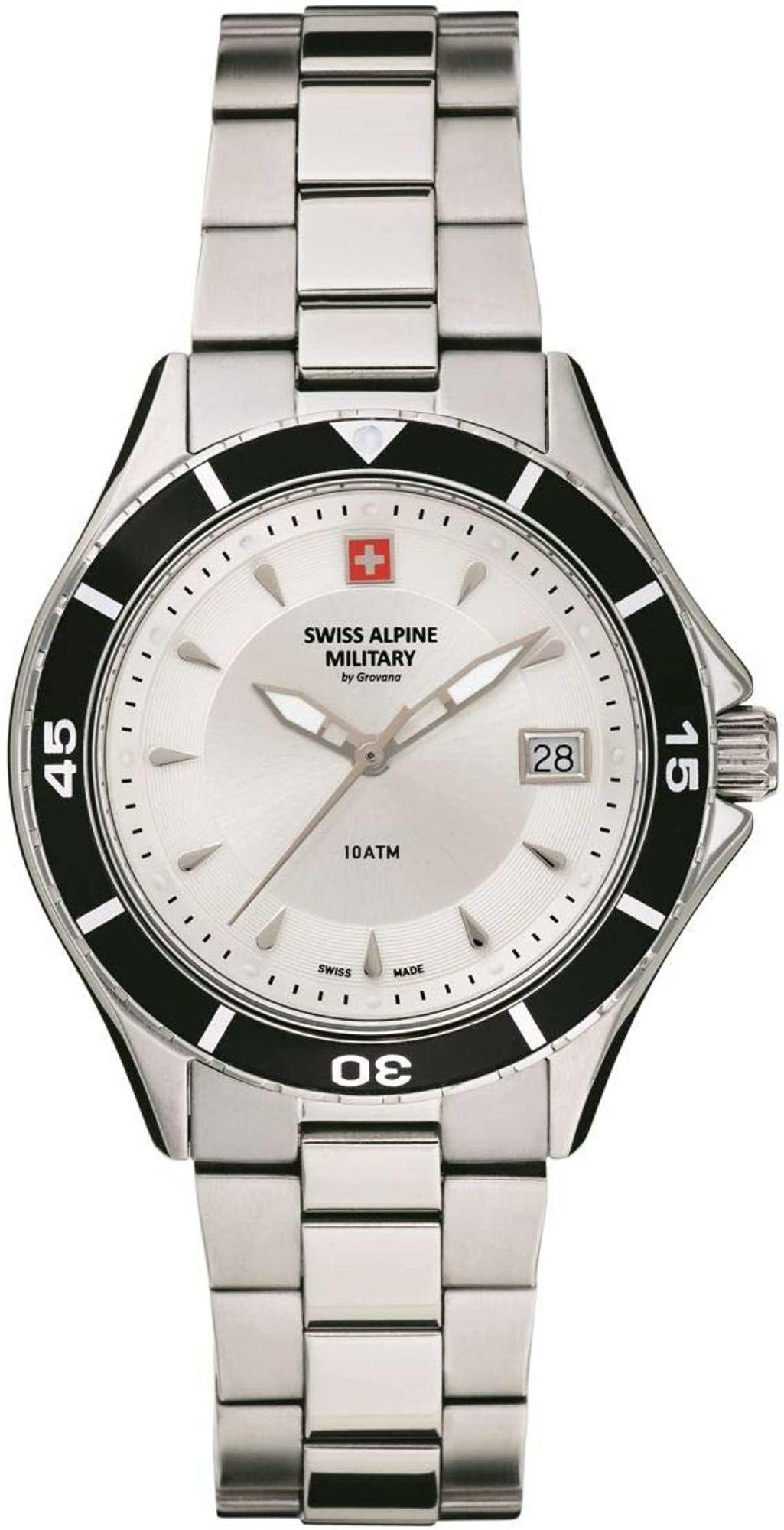 Swiss Alpine Military Damen Armbanduhr Taucheruhr 7740.1132 – Bild 2