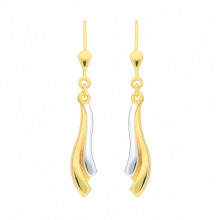 Damen 333 Gold Ohrringe  Ohrhänger Damen 333 Gold Ohrringe  Ohrhänger