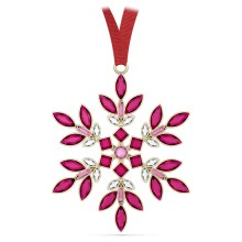 Swarovski Gema Festtagsornament Schneeflocke Rot, Pink 5691041 Swarovski Gema Festtagsornament Schneeflocke Rot, Pink 5691041