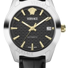 Versace Damen Armbanduhr Greca Classic Schwarz VESCA0124 Versace Damen Armbanduhr Greca Classic Schwarz VESCA0124