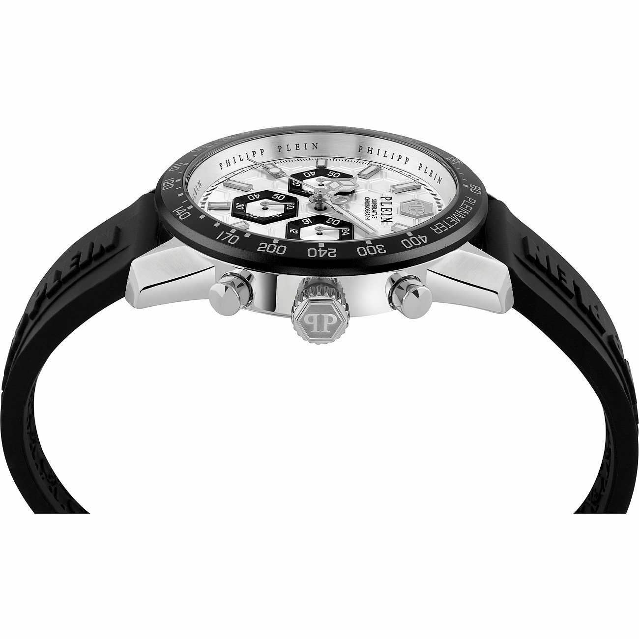 Philipp Plein Uhr Herren Chronograph Pleinmeter Weiß/Silber PWPYA0124 – Bild 2
