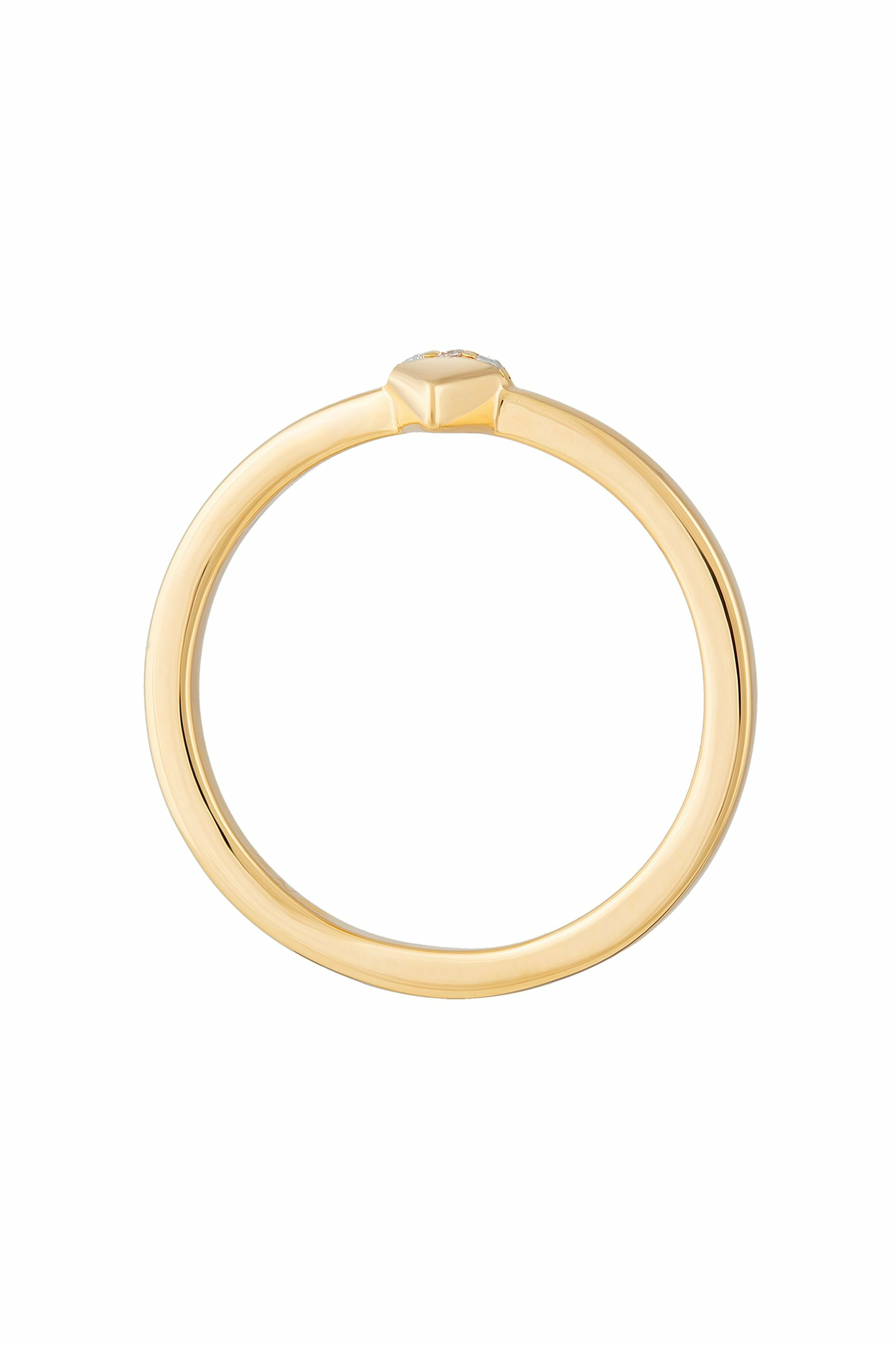 Ring 925 Silber vergoldet Raute Zirkonia 41185121861726 – Bild 3