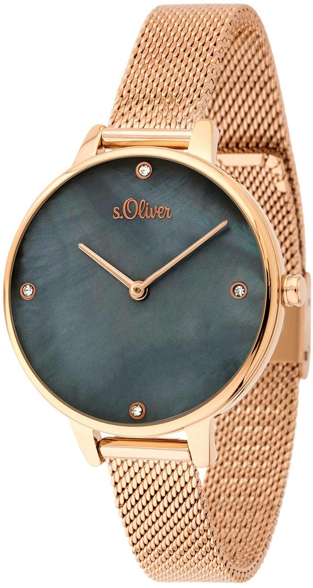 S.Oliver Damen Armbanduhr SO-3657-MQ S.Oliver Damen Armbanduhr SO-3657-MQ