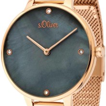 S.Oliver Damen Armbanduhr SO-3657-MQ S.Oliver Damen Armbanduhr SO-3657-MQ