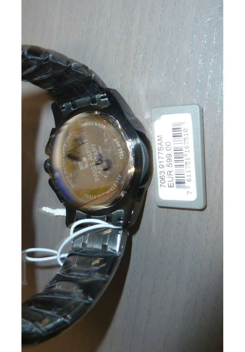 Swiss Alpine Military Herren Armbanduhr Chrono 45mm 10ATM 7063.9177 Swiss Alpine Military Herren Armbanduhr Chrono 45mm 10ATM 7063.9177