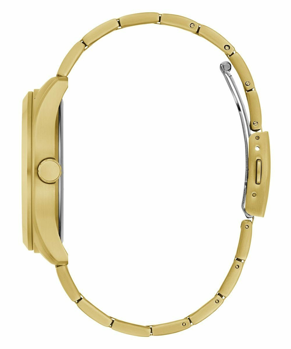 Guess Herren Multifunkion Armbanduhr ZEN gold 42 mm GW0707G3 – Bild 3