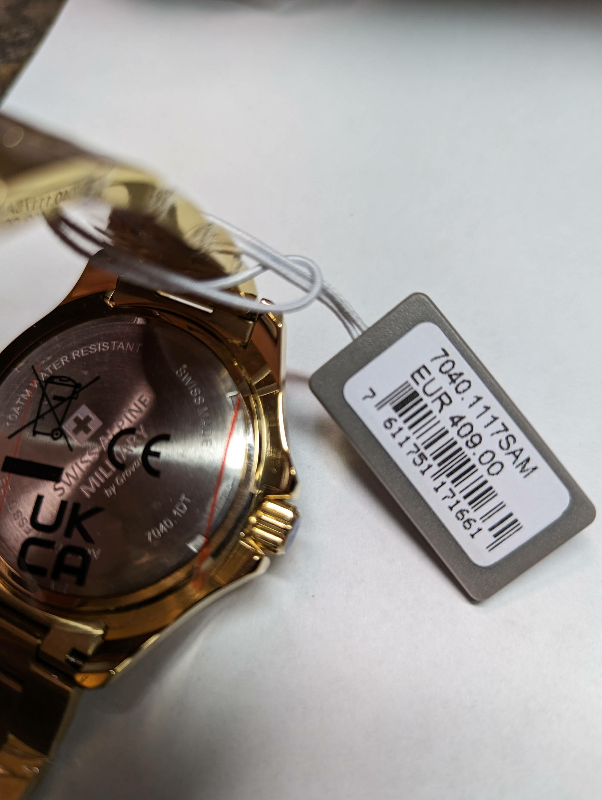 Swiss Alpine Military Herren Armbanduhr 7040.1117 – Bild 3