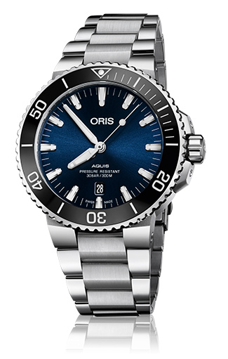 Oris Herrenuhr Aquis Date Silber 01 733 7730 4135-07 8 24 05PEB – Bild 2