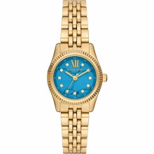 Michael Kors Uhr Damen Lexington Petite Gold Türkis MK4813 Michael Kors Uhr Damen Lexington Petite Gold Türkis MK4813