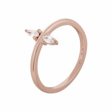 Ring 925 Silber rosévergoldet mit Zirkonia 41184883933278 Ring 925 Silber rosévergoldet mit Zirkonia 41184883933278