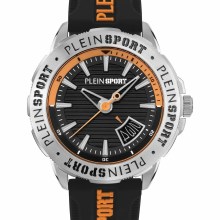 Plein Sport Herren Uhr Rampage PSGDA0324 Schwarz/Orange Silikon 44 mm Plein Sport Herren Uhr Rampage PSGDA0324 Schwarz/Orange Silikon 44 mm