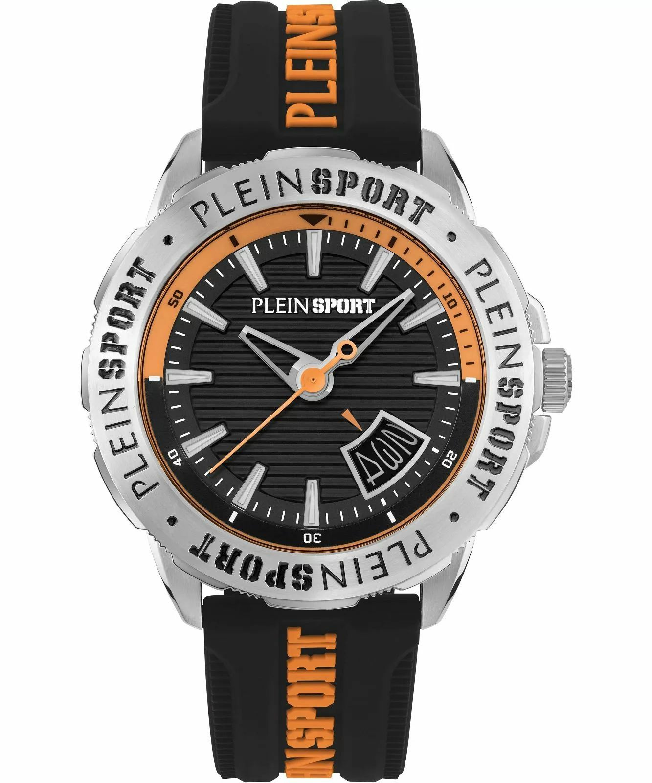 Plein Sport Herren Uhr Rampage PSGDA0324 Schwarz/Orange Silikon 44 mm Plein Sport Herren Uhr Rampage PSGDA0324 Schwarz/Orange Silikon 44 mm