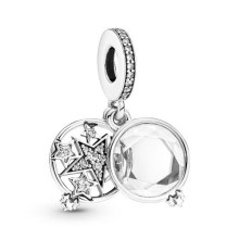 Charm colgante Pandora 799640C01 Doble Estrella Charm colgante Pandora 799640C01 Doble Estrella