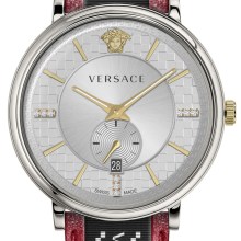 Versace Herren Armbanduhr V-circle 42 mm Multifunktionszifferblatt mit Datumsfe... Versace Herren Armbanduhr V-circle 42 mm Multifunktionszifferblatt mit Datumsfe...