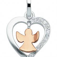 Damen 925 Silber Anhänger mit Zirkonia Damen 925 Silber Anhänger mit Zirkonia