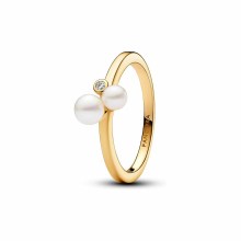Pandora Damenring Perlen Größe 56 Gelbgold 163156C01-56 Pandora Damenring Perlen Größe 56 Gelbgold 163156C01-56