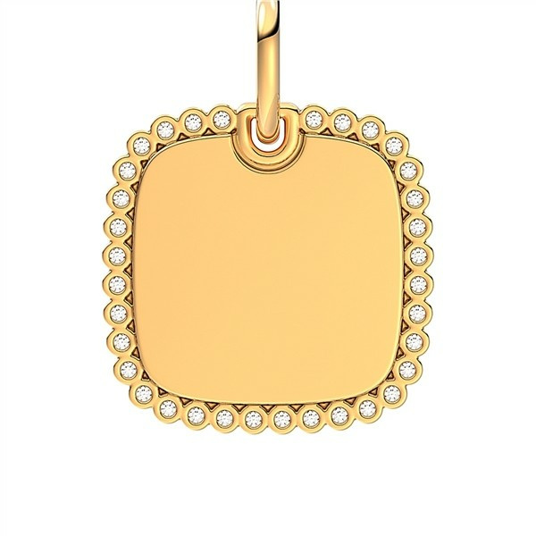 Pandora Anhänger Goldfarben Eckige Gravurplatte 364009C01 Pandora Anhänger Goldfarben Eckige Gravurplatte 364009C01