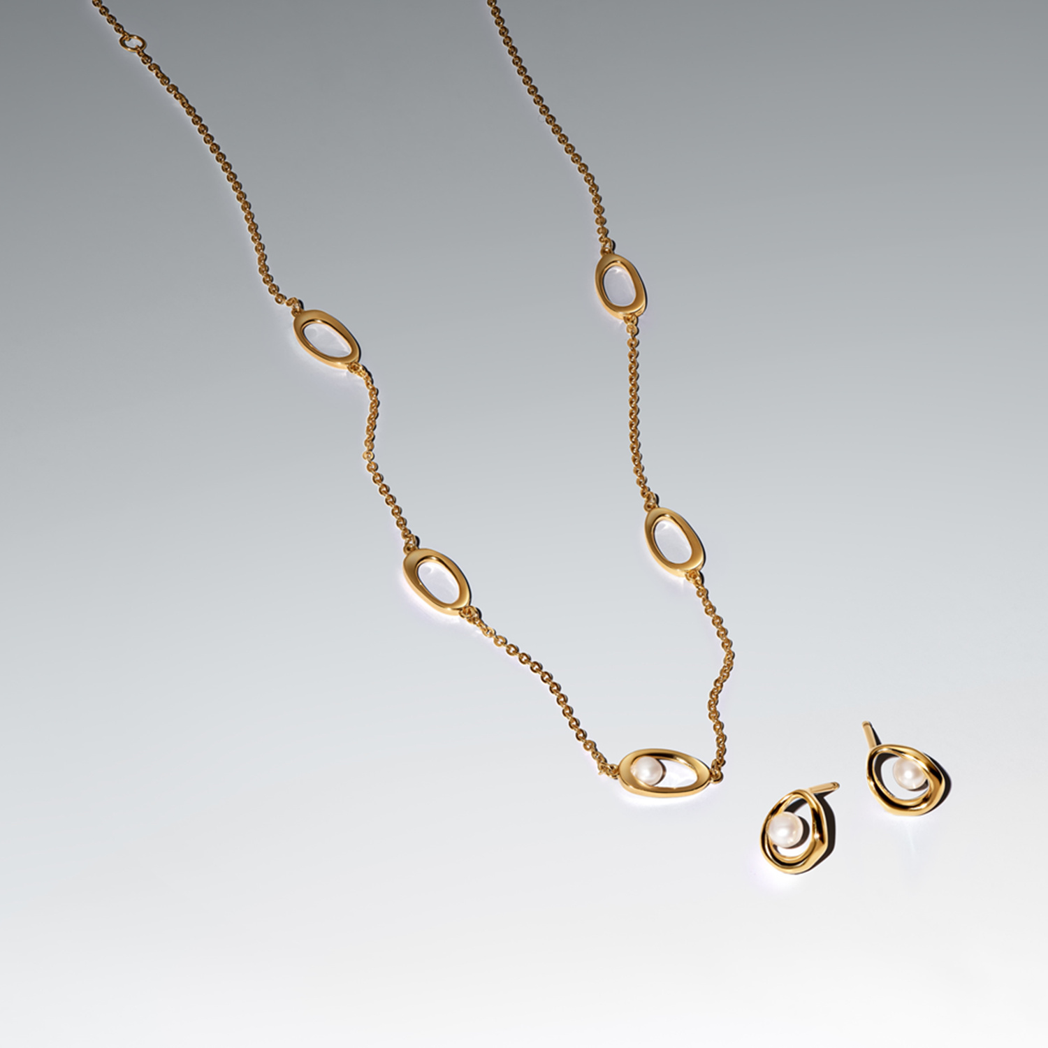 Pandora Kette in Gold aus Vergoldung, Metall – 363883C01-45 – Bild 3